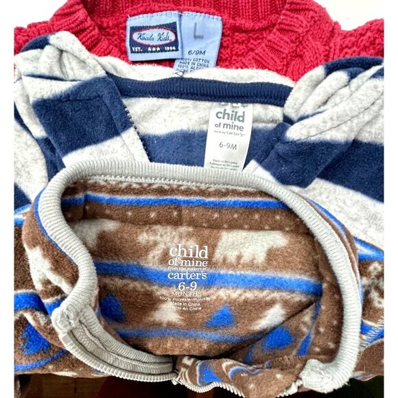 Baby Clothes - Hooded Sweatshirt, Fleece Sweatshirt, Knit Sweater - 6-9 Month‎ - Picture 8 of 8